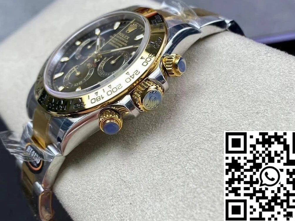 Yellow Rolex Factory Black Daytona M116503-0004 Dial BT Gold 0426